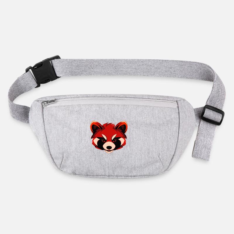 Roter Panda Low Poly Art Design Stanley/Stella recycelte Gürteltasche