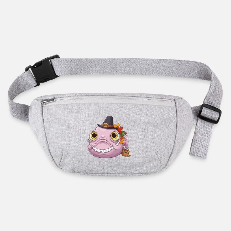 Drôle de poisson-blobfish - Automne et Thanksgiving Sac banane recyclé Stanley/Stella