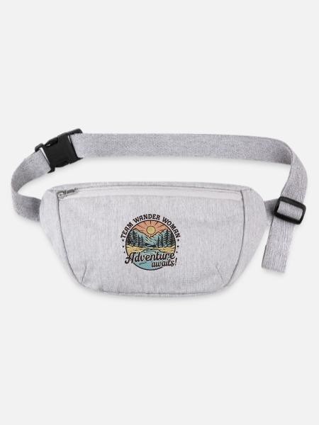 L’équipe Wander Woman - Sac banane recyclé Stanley/Stella - gris chiné - Devant