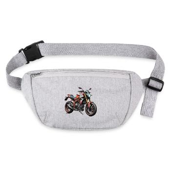 Motorrad - Stanley/Stella recycelte Gürteltasche - Grau meliert - Vorne