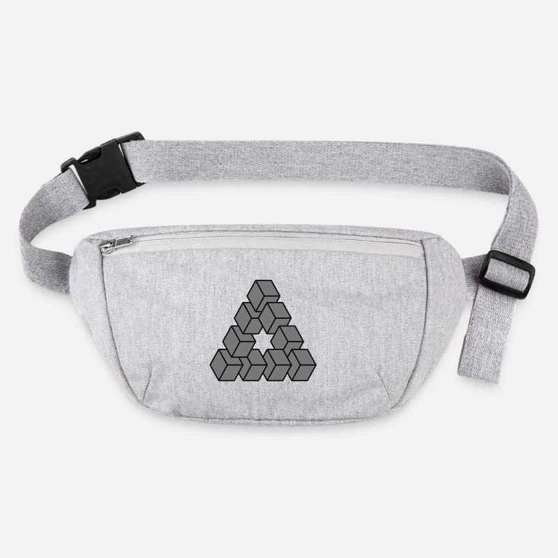 Optical illusion - Impossible figure Sac banane recyclé Stanley/Stella