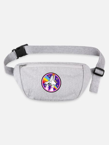 rocket - Stanley/Stella recycled Hip Bag  - heather grey - Front