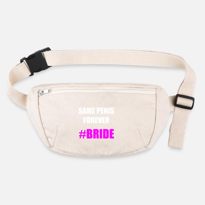 SAME PENIS FOREVER BRIDE Idée cadeau motif design Sac banane recyclé Stanley/Stella