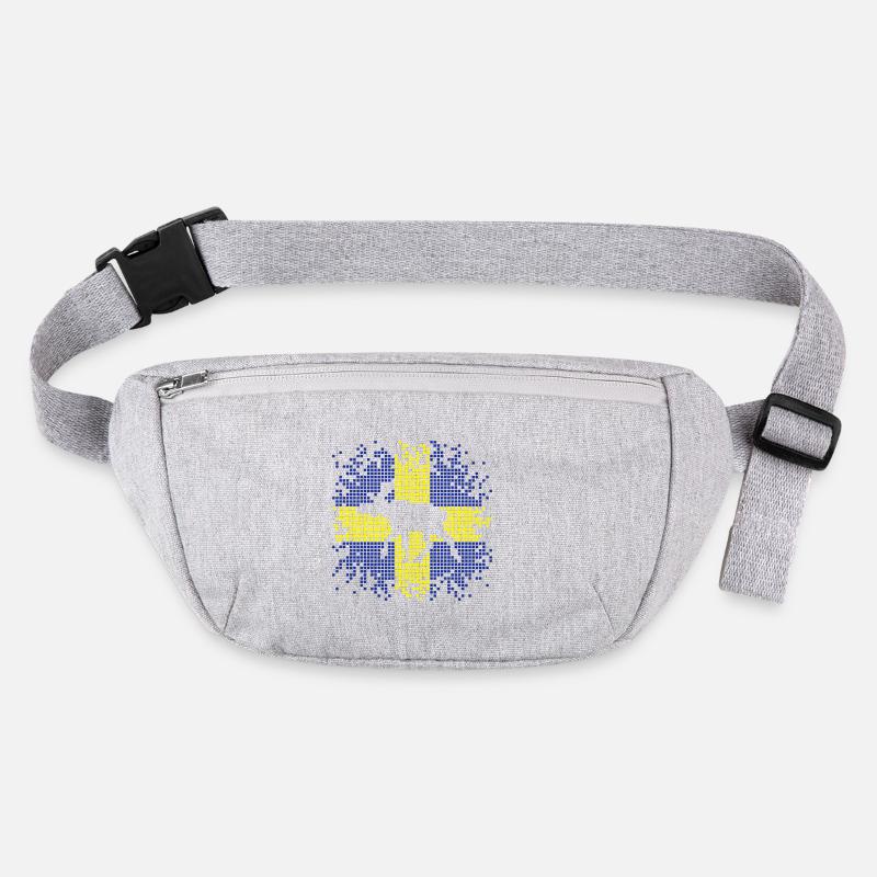 Pixel Elch Stanley/Stella recycelte Gürteltasche