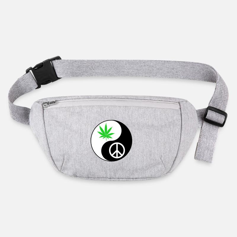 Conception de la feuille de paix YinYang Sac banane recyclé Stanley/Stella