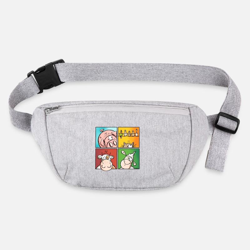 Funny Farm Animals Stanley/Stella recycled Hip Bag 
