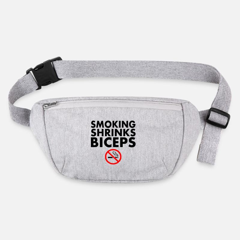 Smoking shrinks the biceps Stanley/Stella recycelte Gürteltasche