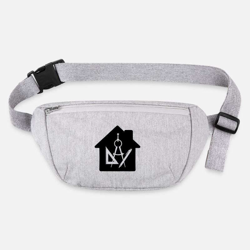 Logo architect house drawing 2 Stanley/Stella recycled Hip Bag 