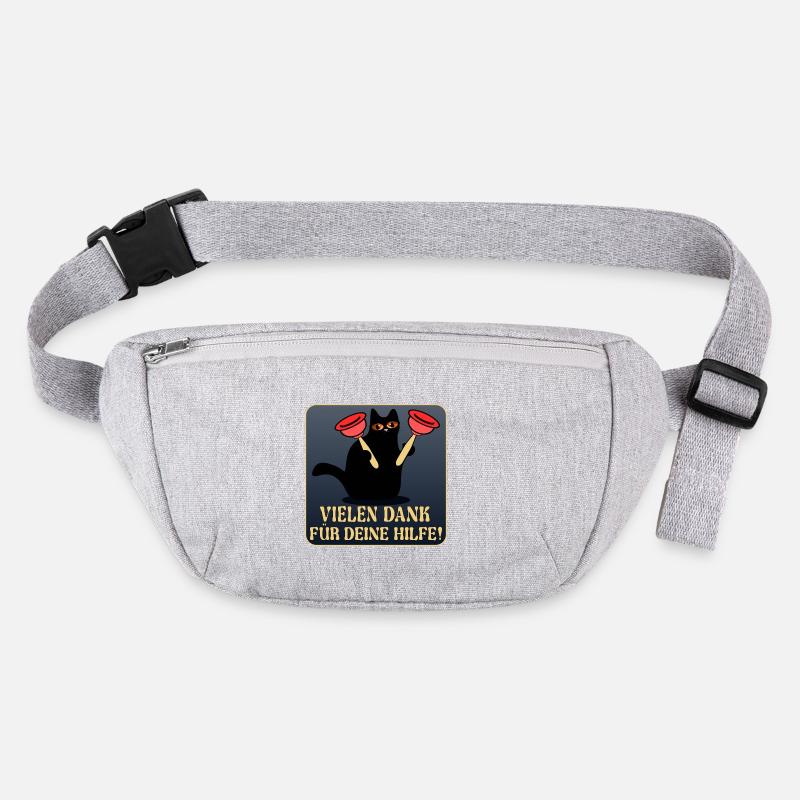 DANKE KATZEN SANITÄRANLAGEN KLEMPNER Stanley/Stella recycelte Gürteltasche