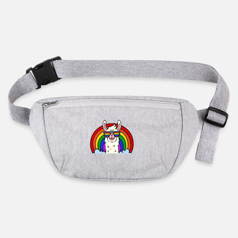 Bisexual Lama Lgbt Rainbow Human Rights Gay Stanley/Stella recycled Hip Bag 