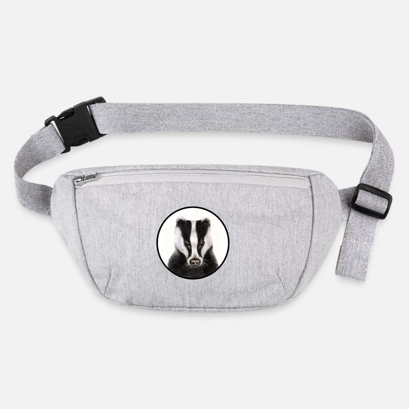 Blaireau avec logo Sac banane recyclé Stanley/Stella