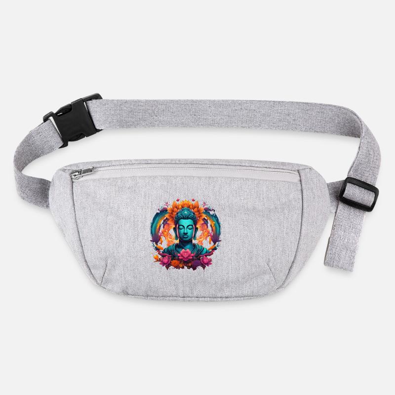 Young Buddha Gautama Siddhartha blue enlightenment Stanley/Stella recycled Hip Bag 