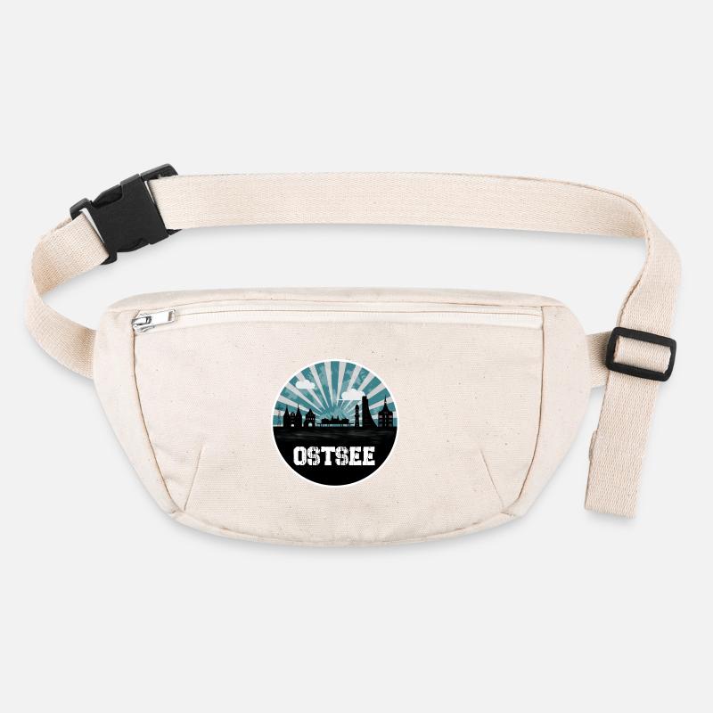 Ostsee Blue Hour Skyline Stanley/Stella recycelte Gürteltasche