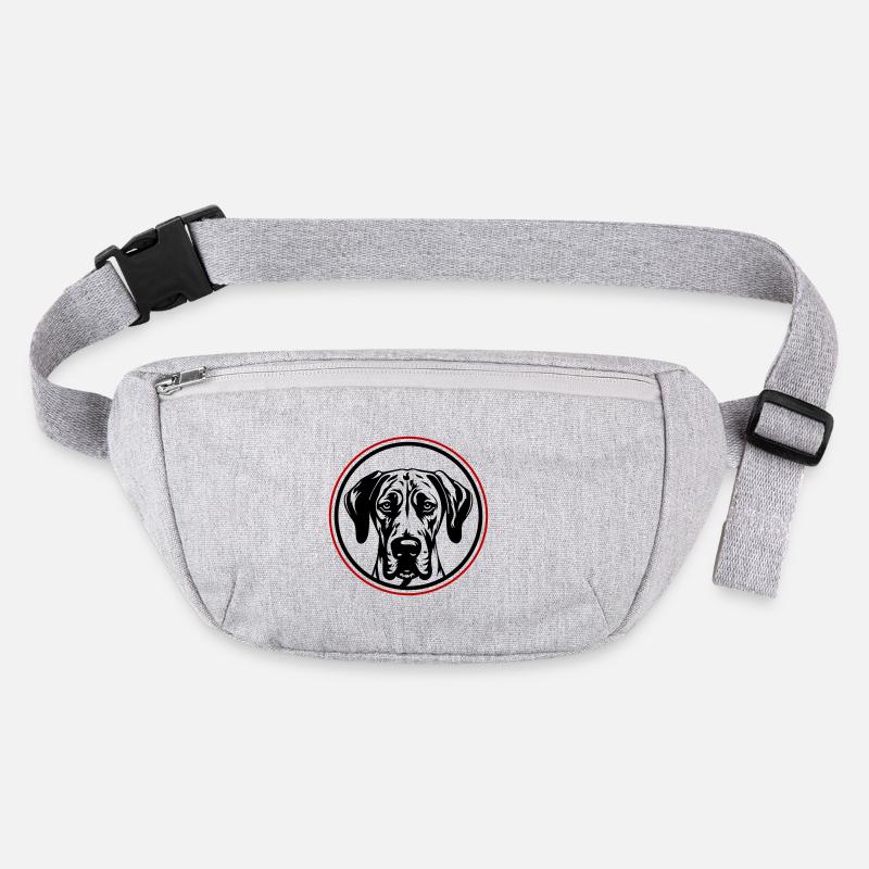Great Dane Dog Head Stanley/Stella recycled Hip Bag 