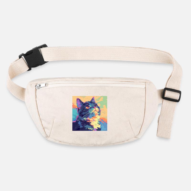 Chat, Motif De Chat Sac banane recyclé Stanley/Stella