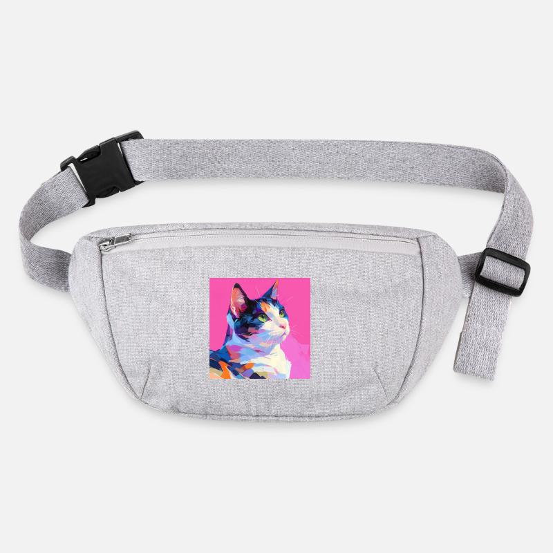 Katze, katzenmotiv Stanley/Stella recycelte Gürteltasche