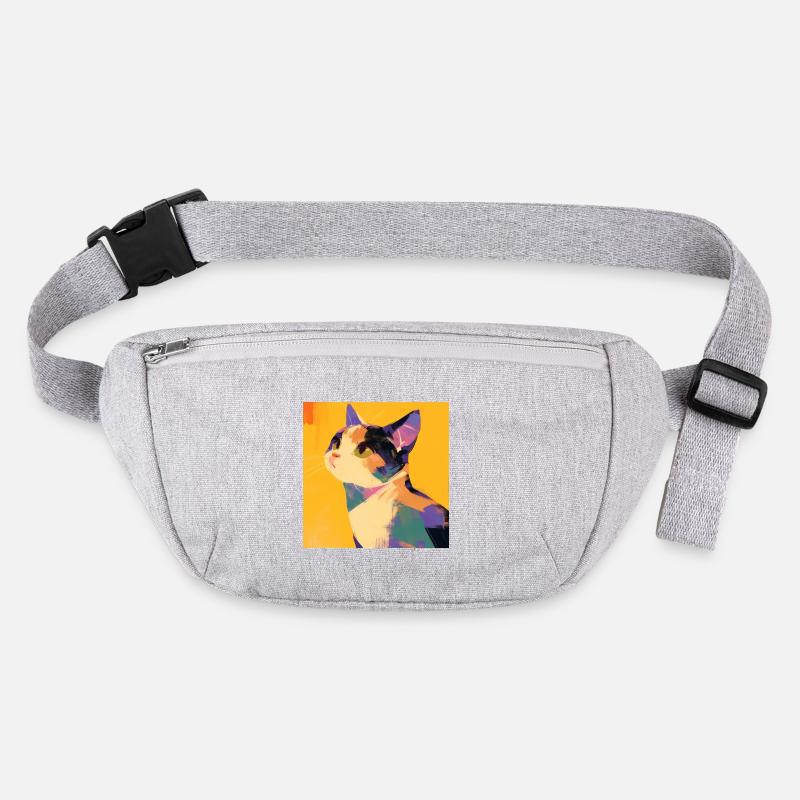 Chat, Motif De Chat Sac banane recyclé Stanley/Stella