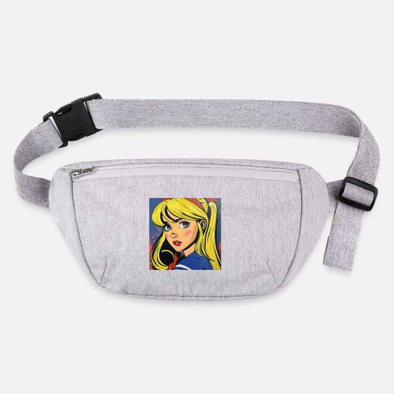 anime, mädchen, retro, waifu, japan, 60s Stanley/Stella recycelte Gürteltasche