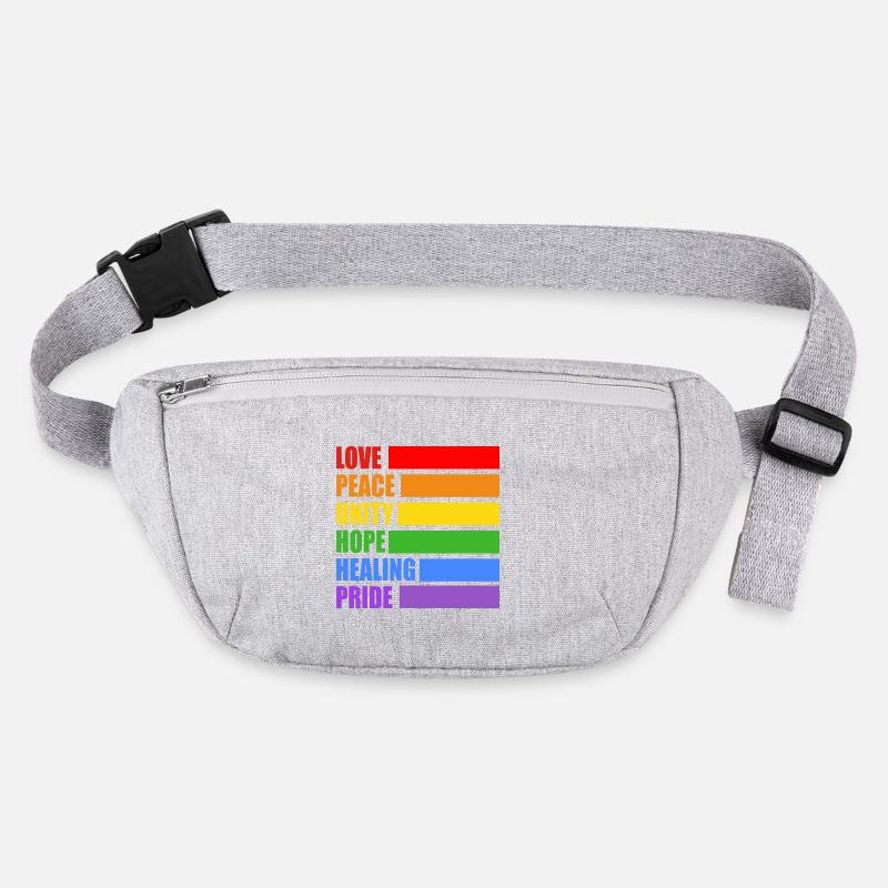 LGBTQ-Pride-Werte Stanley/Stella recycelte Gürteltasche