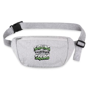 Sibling Squad Sibling Love and Rivalry - Stanley/Stella recycled Hip Bag  - heather grey - Front