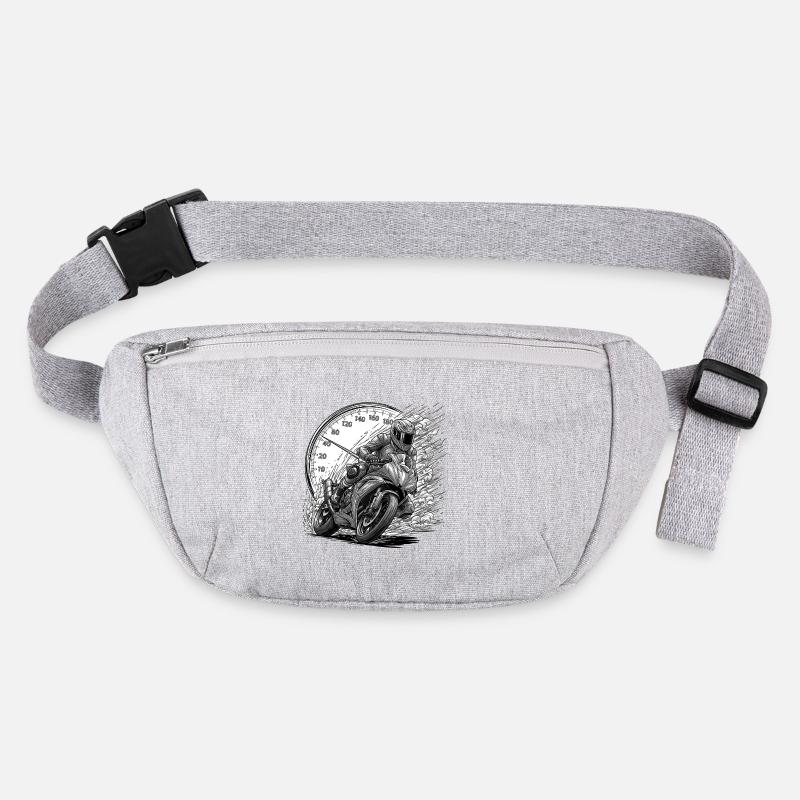 Biker driven by speed Stanley/Stella recycled Hip Bag 