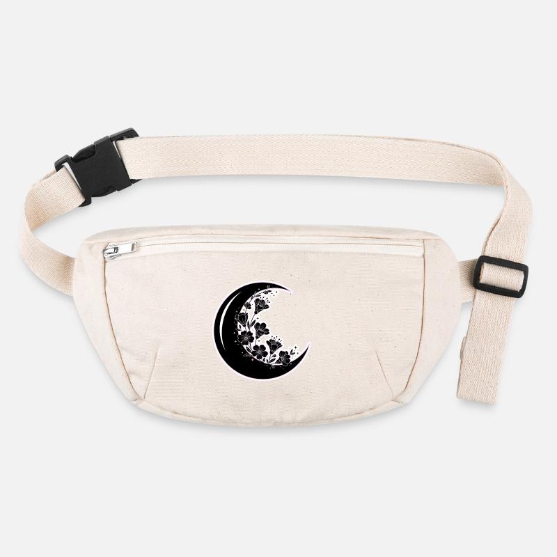 Blumen Mondphase Illustration Stanley/Stella recycelte Gürteltasche
