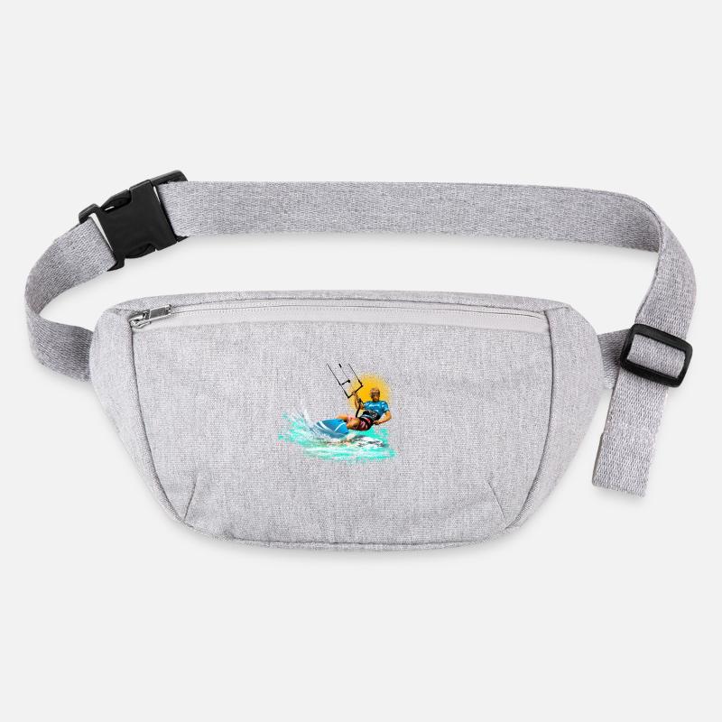 Kitesurfing Neon Splash Stanley/Stella recycled Hip Bag 