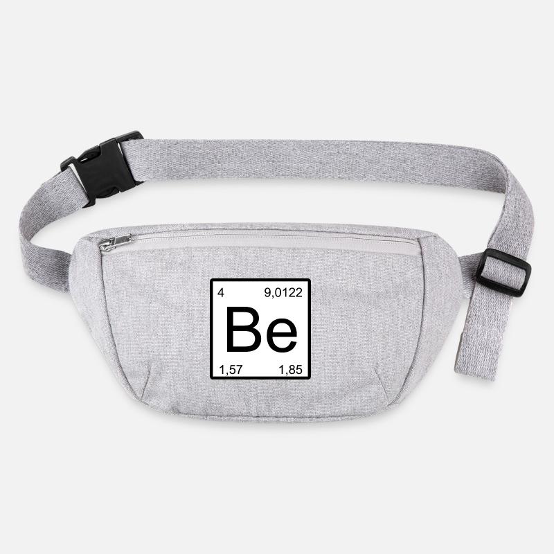 Be Element Style: Periodic Table Pattern Beryllium Stanley/Stella recycled Hip Bag 