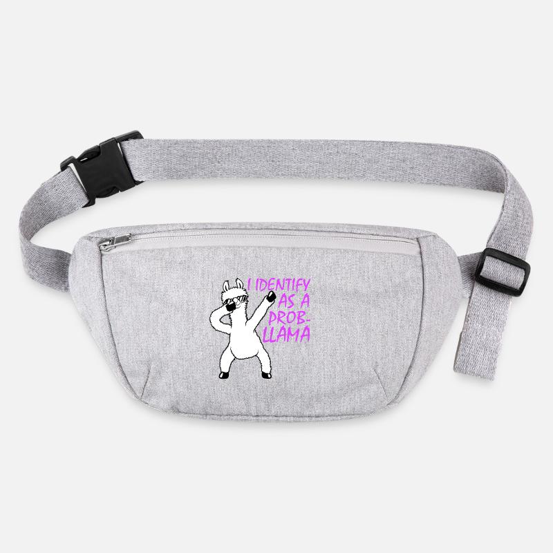 Je m’identifie comme un probllama Cool Lama Problem Spruch Sac banane recyclé Stanley/Stella