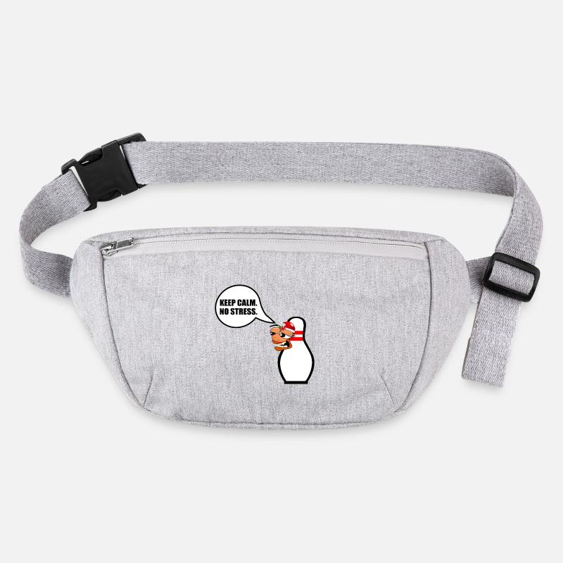 FUNNY CHRISTMAS BOWLING KEEP CALM Stanley/Stella recycled Hip Bag 