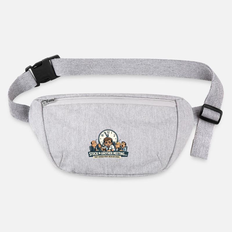 J’ai survécu à la réunion qui devrait être un e-mail Design Sac banane recyclé Stanley/Stella