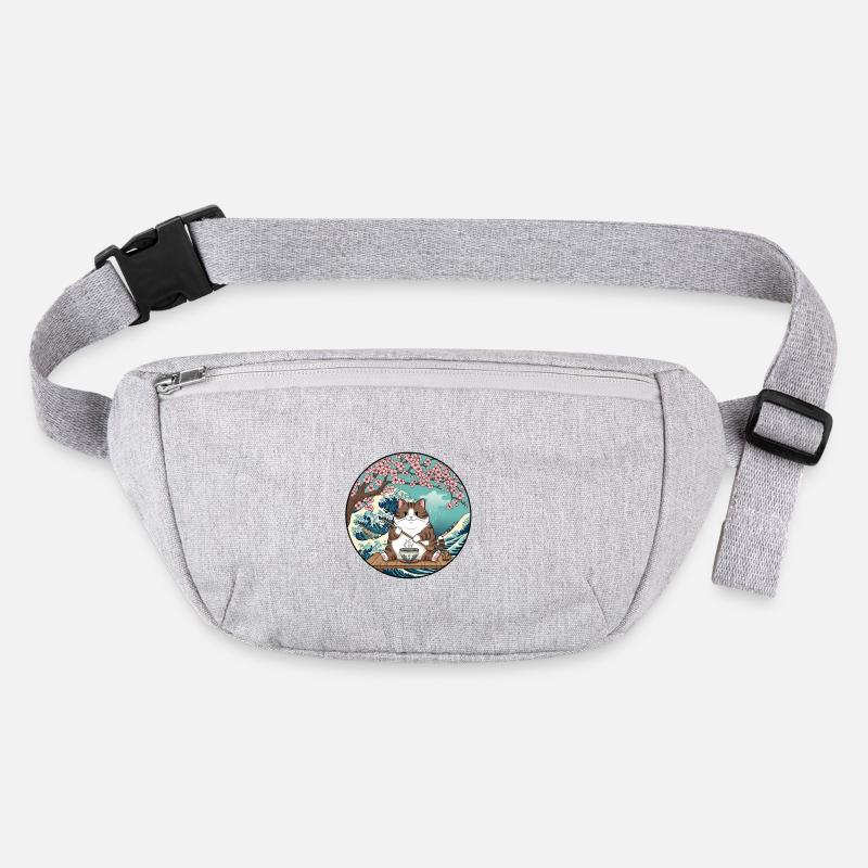 Lucky Cat Coffee Time Stanley/Stella recycled Hip Bag 