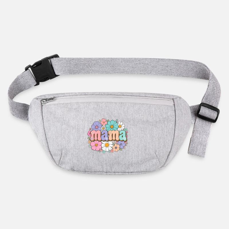 Retro Mom Flowers Stanley/Stella recycled Hip Bag 