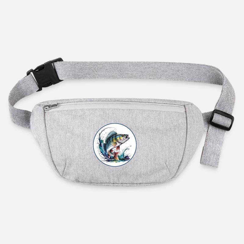 Perch Fishing Stanley/Stella recycled Hip Bag 
