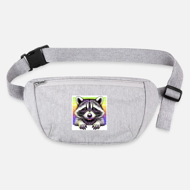 Waschbär Stanley/Stella recycelte Gürteltasche