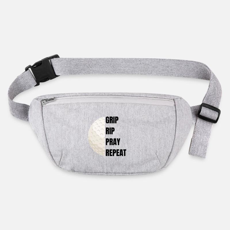 Grip Rip Pray Repeat – Golfslogan Stanley/Stella recycelte Gürteltasche