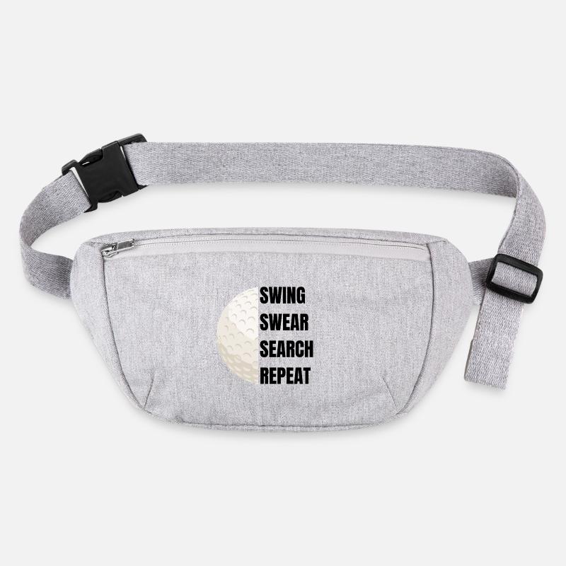 Swing Swear Search Repeat - Golfslogan Stanley/Stella recycelte Gürteltasche
