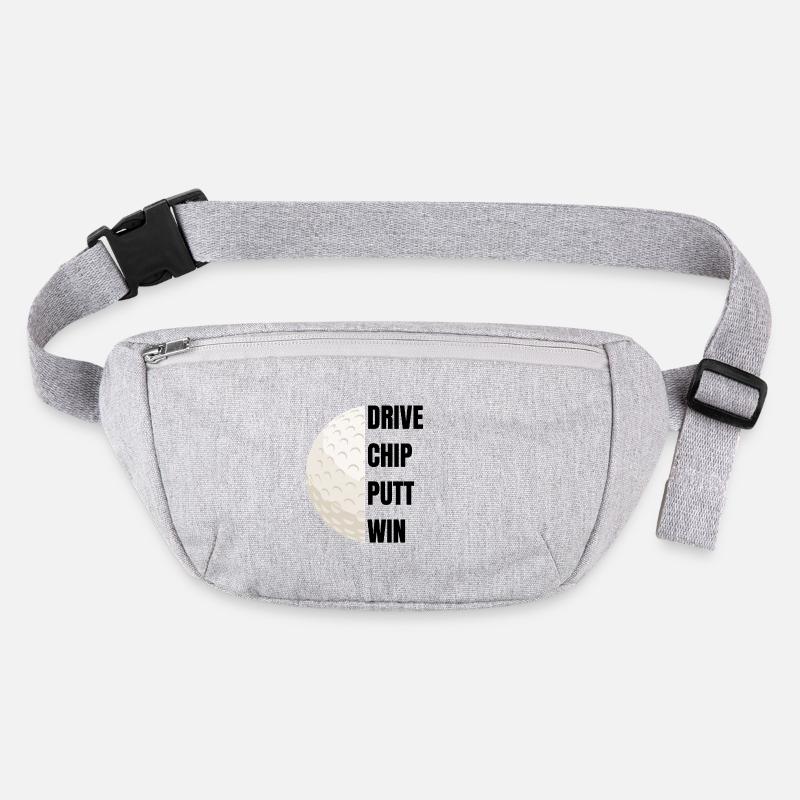 Drive Chip Putt Win - Golfslogan Stanley/Stella recycelte Gürteltasche