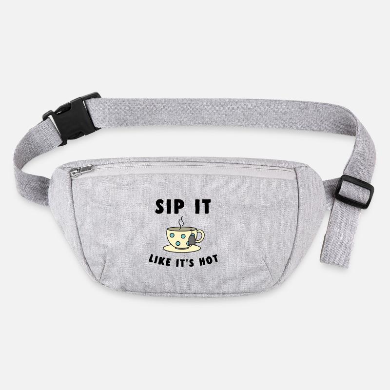 sip it like it hot tea Stanley/Stella recycled Hip Bag 