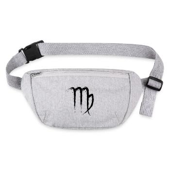 Jungfrau Sternzeichen Virgo Design Symbol 1 - Sac banane recyclé Stanley/Stella - gris chiné - Devant