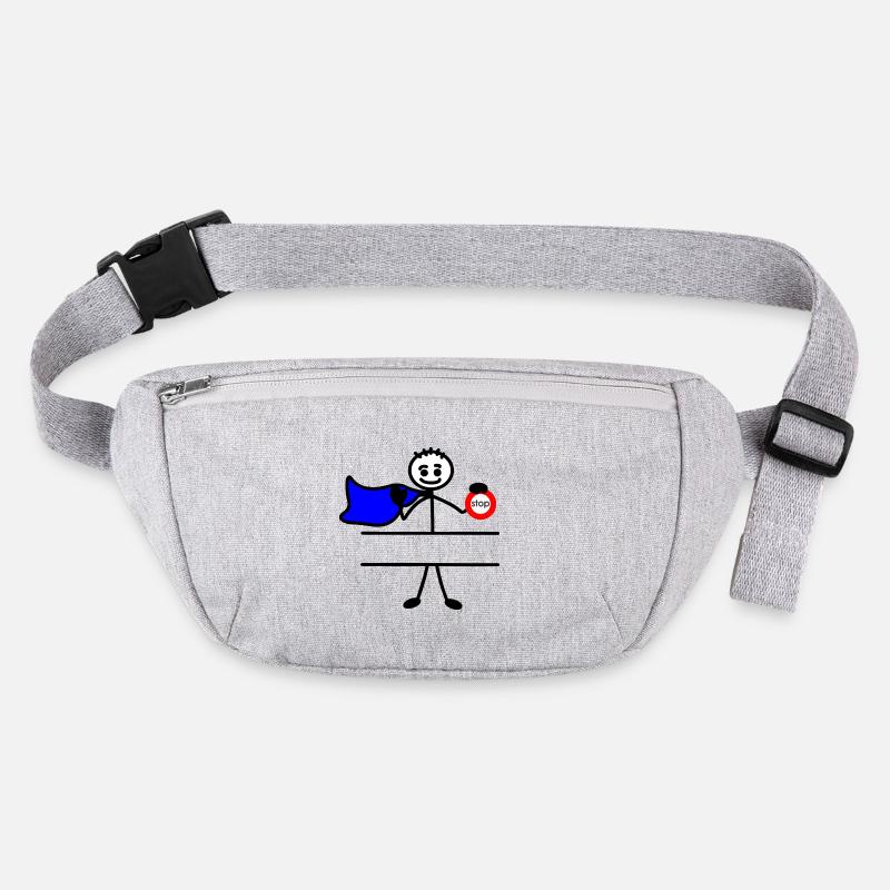 Héros avec cape et arrêt de panneau Sac banane recyclé Stanley/Stella