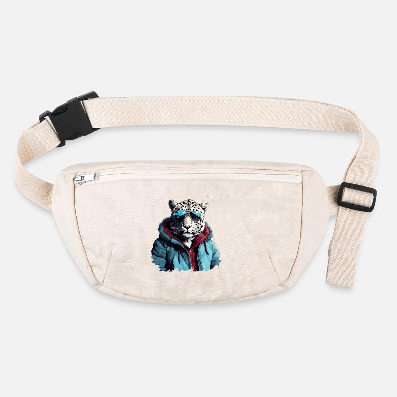 Street Style Snow Leopard | Leopard Lovers Stanley/Stella recycled Hip Bag 