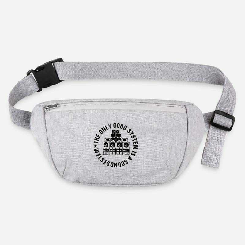 The Only Good System Is A Soundsystem Stanley/Stella recycelte Gürteltasche
