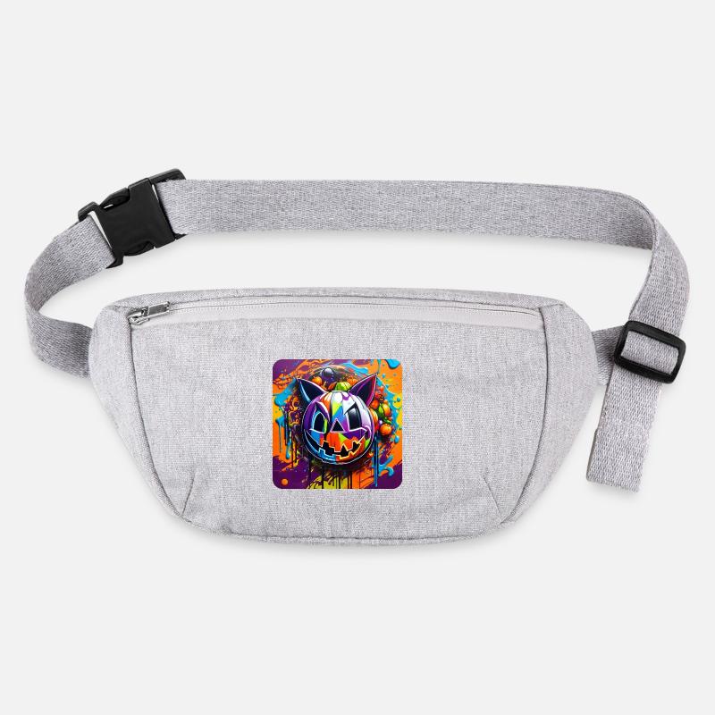 Monstre effrayant drôle dans le style graffiti Sac banane recyclé Stanley/Stella