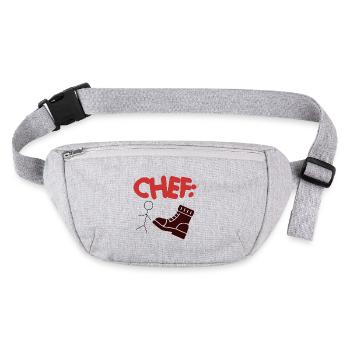 Patron Superviseur Chef de bureau Chef d’équipe Entreprise - Sac banane recyclé Stanley/Stella - gris chiné - Devant