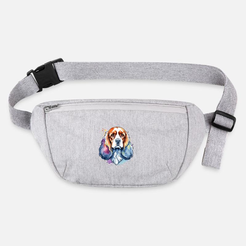 American Cocker Spaniel Wasserfarben Stanley/Stella recycelte Gürteltasche