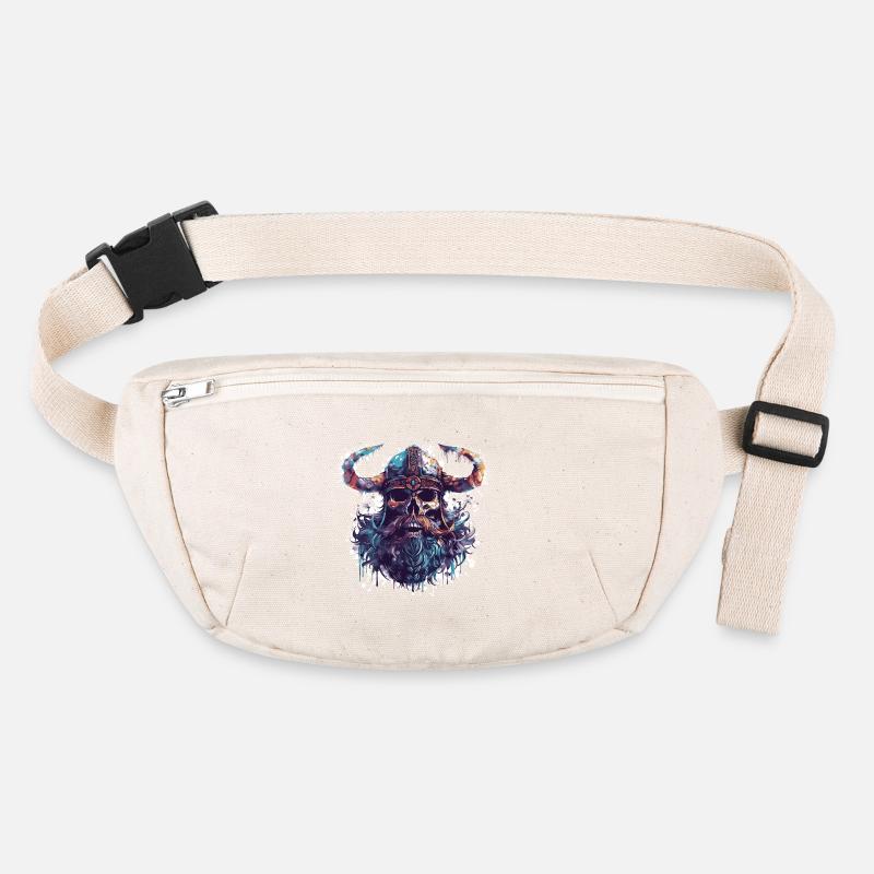 Wikinger Totenkopf Stanley/Stella recycelte Gürteltasche