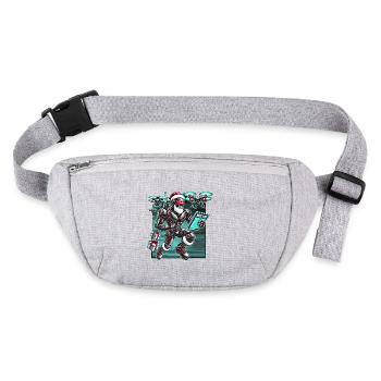 AI Santa Robot with Drones Future Christmas Helper - Stanley/Stella recycled Hip Bag  - heather grey - Front