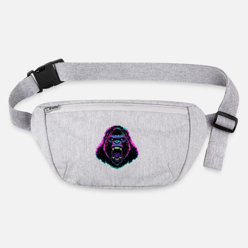Furious gorilla with bright colors Stanley/Stella recycled Hip Bag 