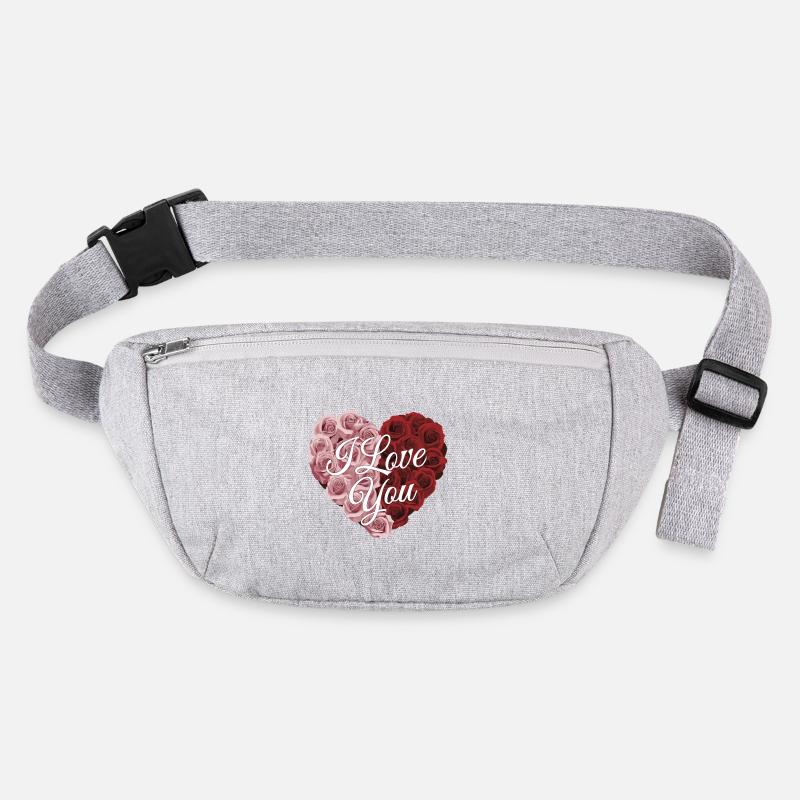 Rose Heart Stanley/Stella recycled Hip Bag 